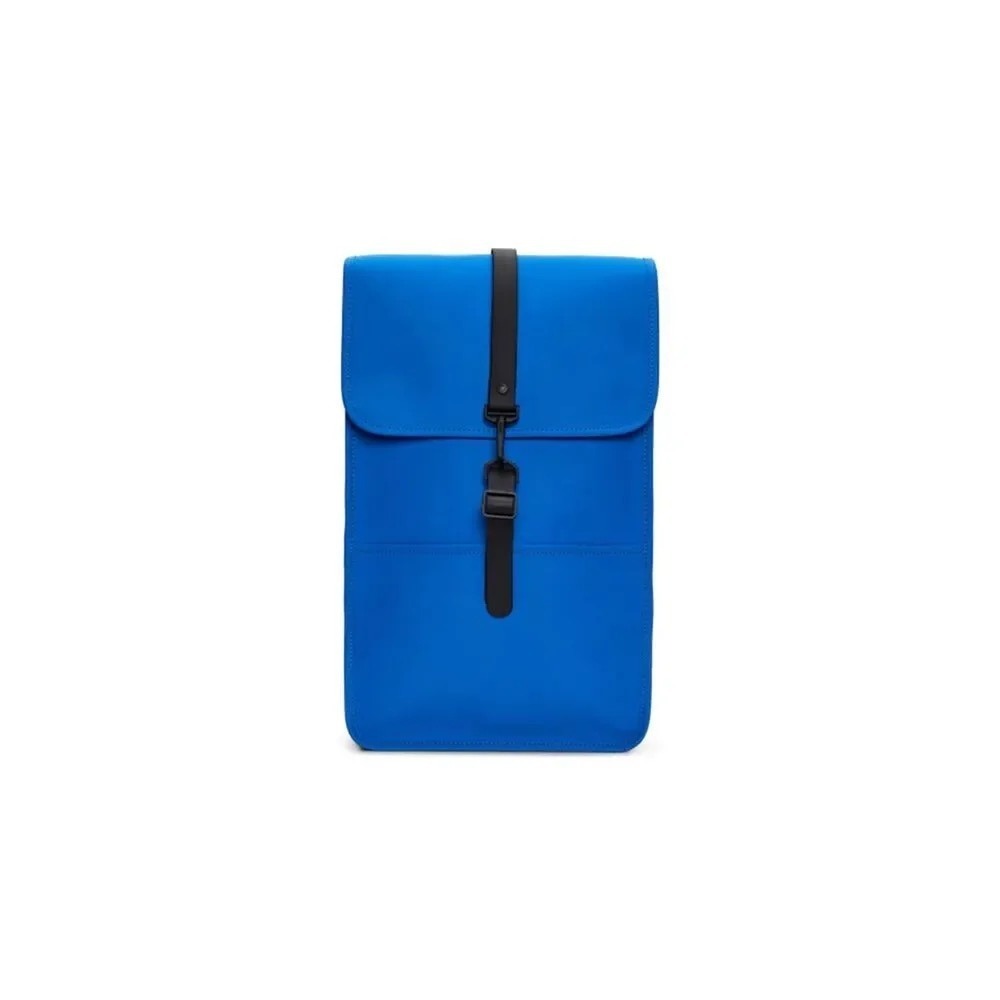 Rains Backpack W3 Waves Blue Waterproof Laptop Minimalist Rucksack Unisex NWT - Picture 4 of 8